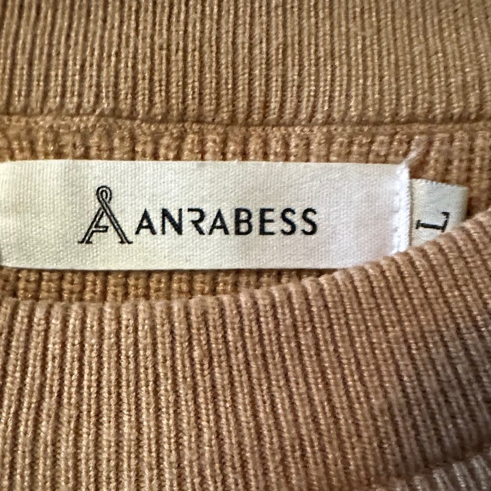 Brown Ribbed Sweater - Picture 2 of 3